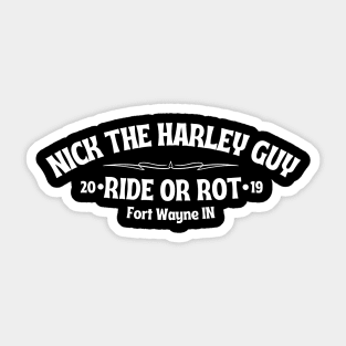 Ride or Rot the dark side Sticker